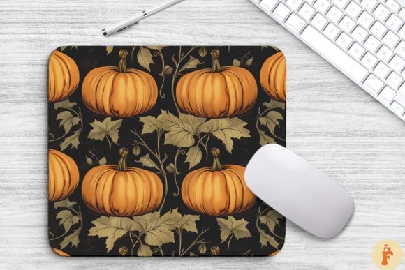 Download Vintage Halloween Pumpkin Mouse Pad - Premium Resources